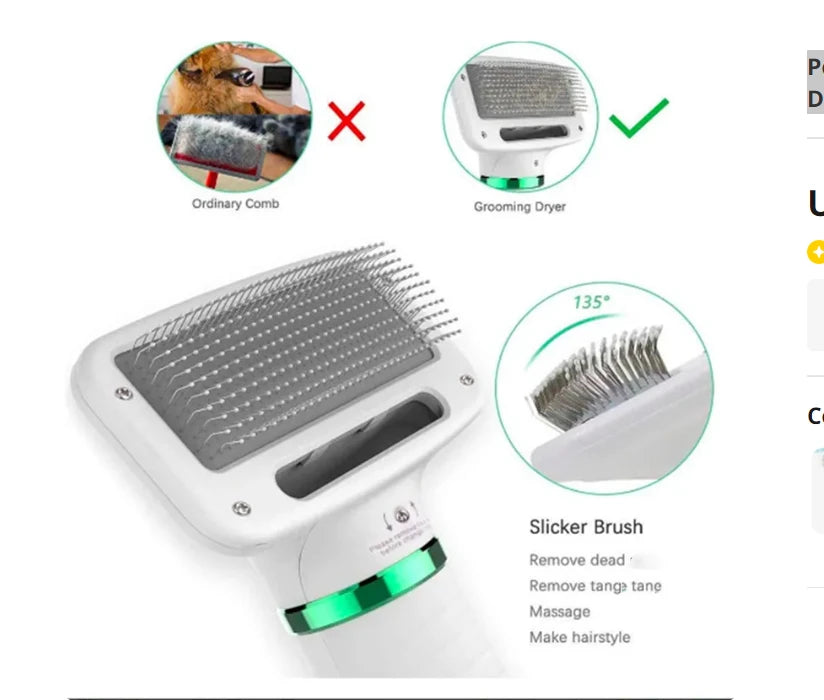DryPet Brush® — Cepillo Secador para Mascotas