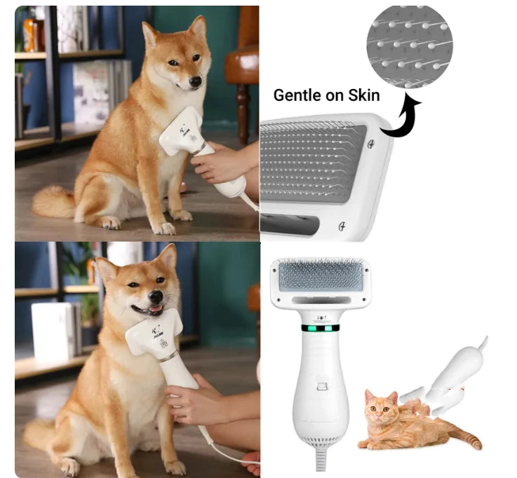 DryPet Brush® — Cepillo Secador para Mascotas