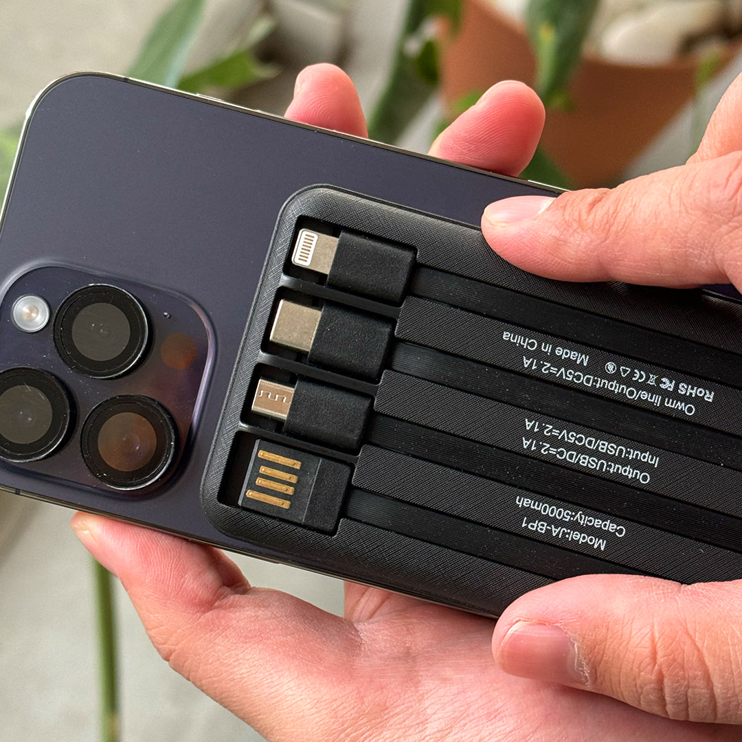 PowerSnap 5K® — Cargador Portátil Compacto y Adherible