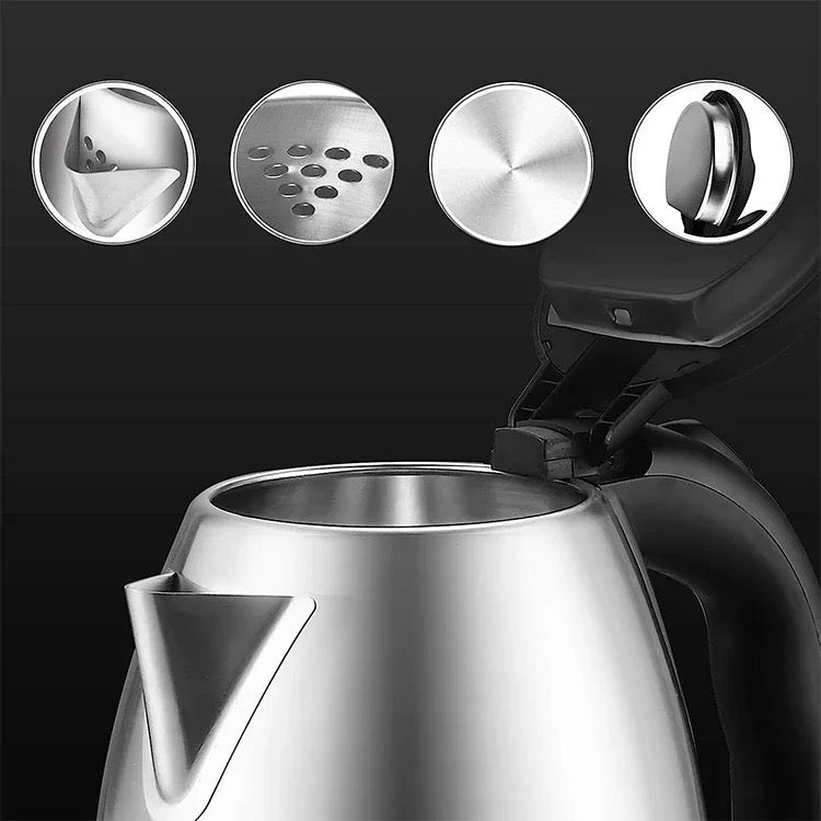 HeatBrew 2L® —Tetera Cafetera Eléctrica Inoxidable