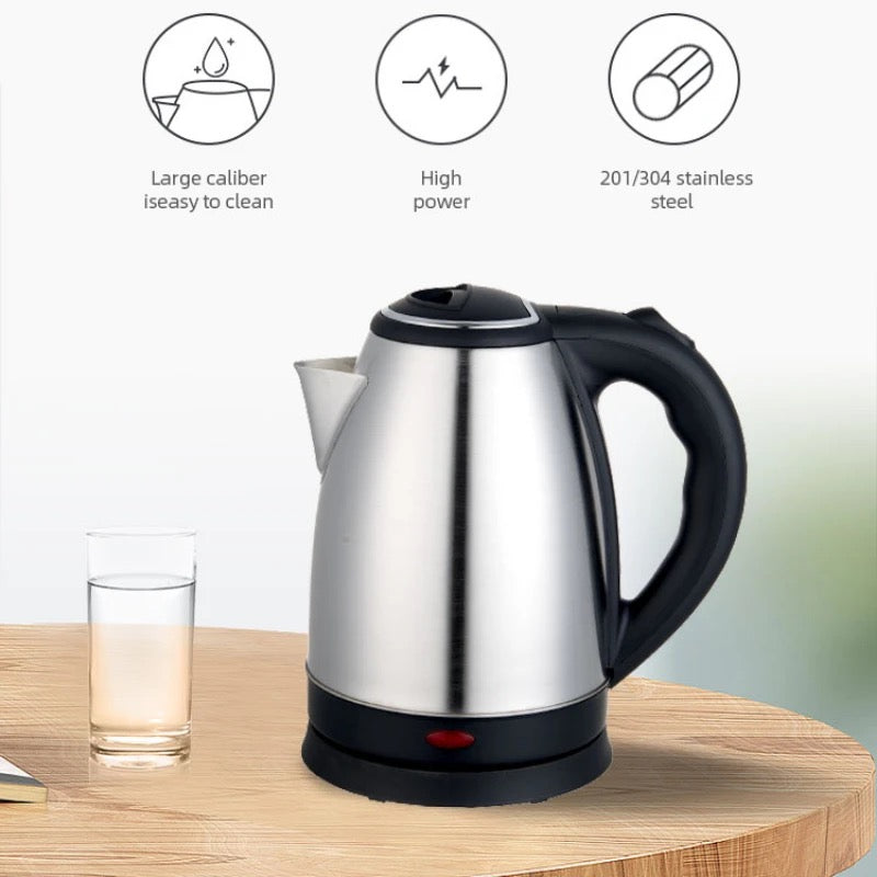 HeatBrew 2L® —Tetera Cafetera Eléctrica Inoxidable