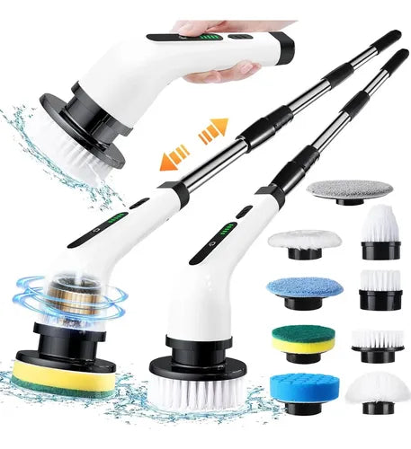 CleanXSpin® — Cepillo de Limpieza Eléctrico 9 en 1