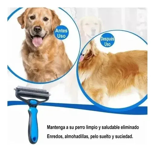 PetGrooming Tool®  —  Cepillo Deslanador 2 En 1