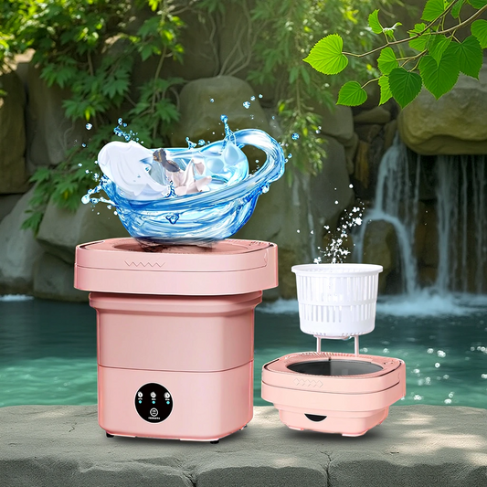 PortaWash® — Lavadora y Secadora Portátil y Plegable 7L
